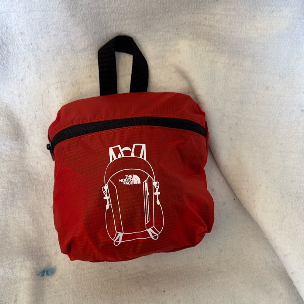 North Face Red Packable Backpack - image 2